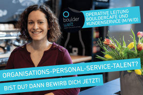 Wir suchen ab sofort eine neue operative Leitung für unser Café und Kundenservice. Bewirb Dich jetzt!