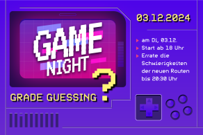 Game Night: Grade Guessing Event 3.12. Boulderwelt Frankfurt